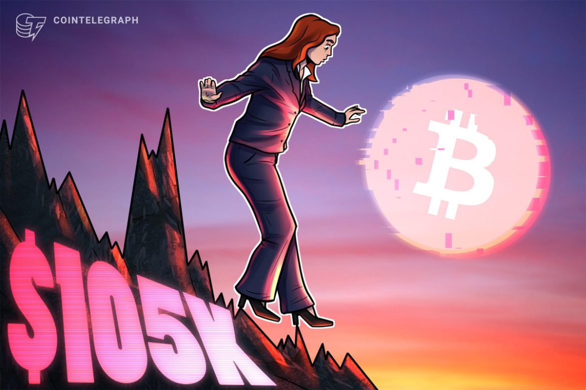 BTC Bids Deepen Under $105K Amid Market Cleanup BTC Bids Deepen Under $105K Amid Market Cleanup