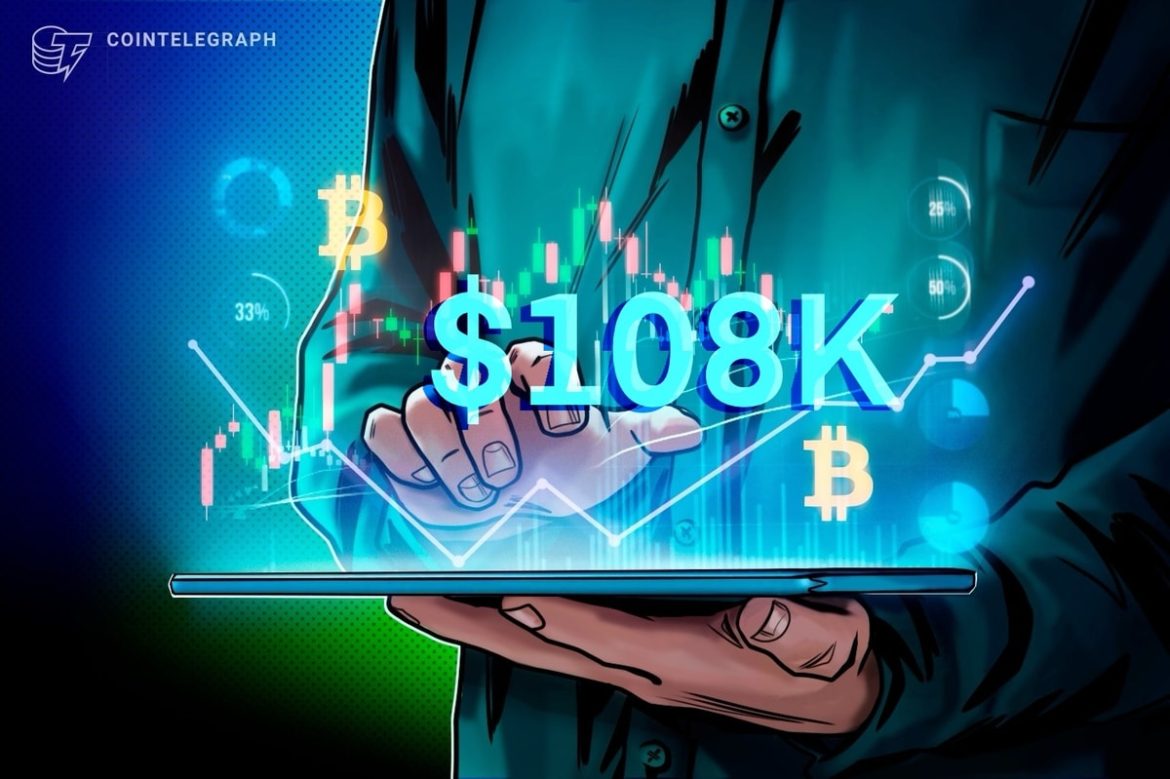 Bitcoin Has a New Weekly Close Target Above $108,300 Bitcoin Has a New Weekly Close Target Above $108,300