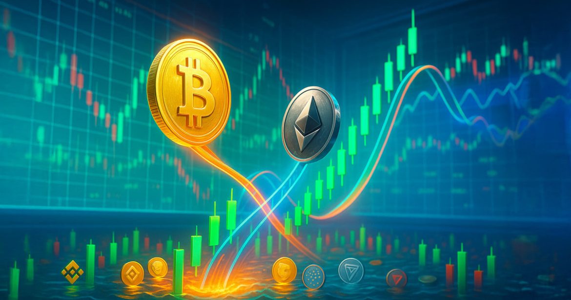Bitcoin and Ethereum rally after market crash Bitcoin and Ethereum rally after market crash