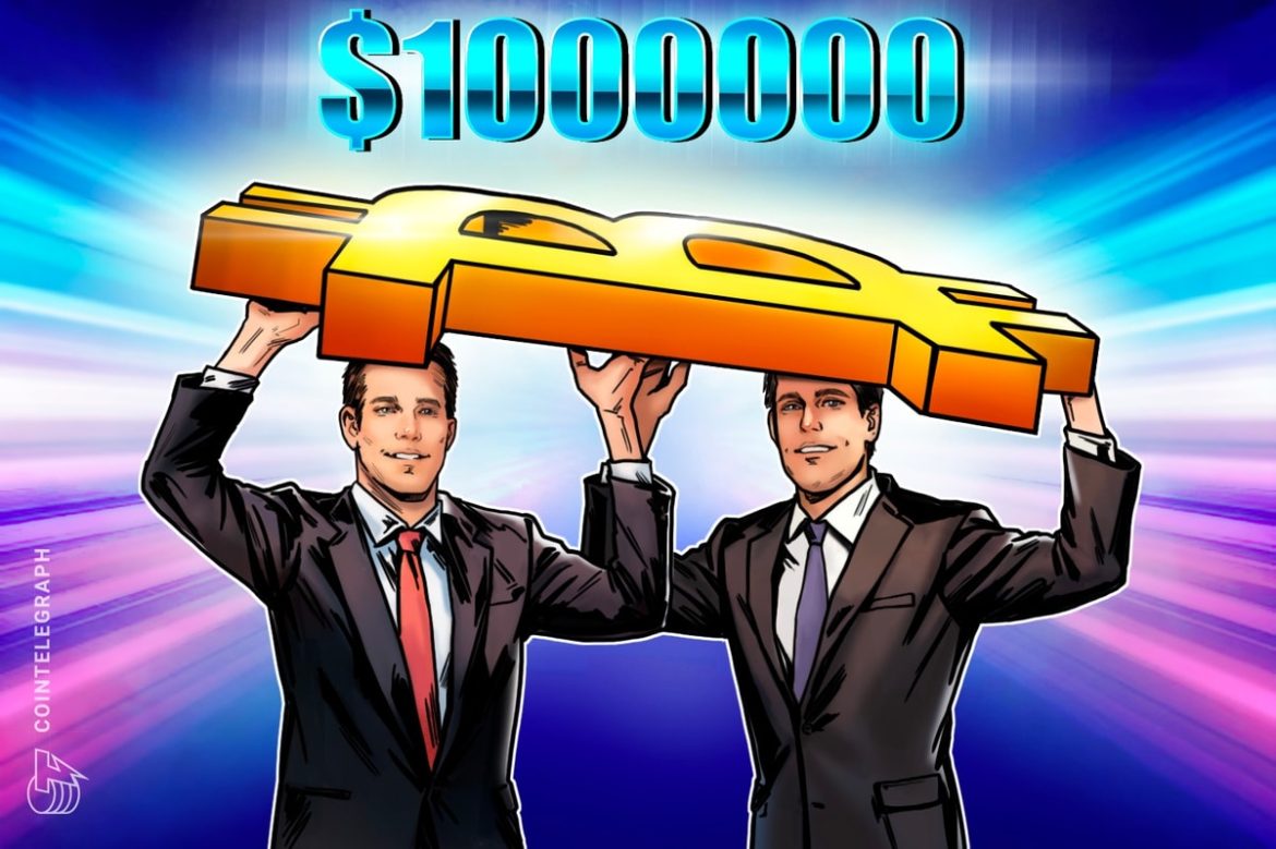 Bitcoin as ‘Gold 2.0’? Winklevoss Twins Predict a $1M Future Bitcoin as ‘Gold 2.0’? Winklevoss Twins Predict a $1M Future for BTC
