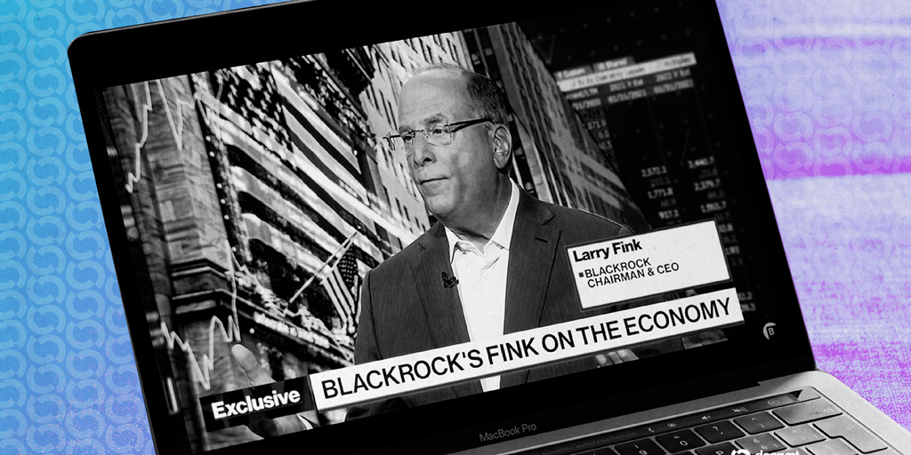BlackRock CEO Larry Fink: Bitcoin and Crypto ‘Serve Same Purpose Decrypt logo