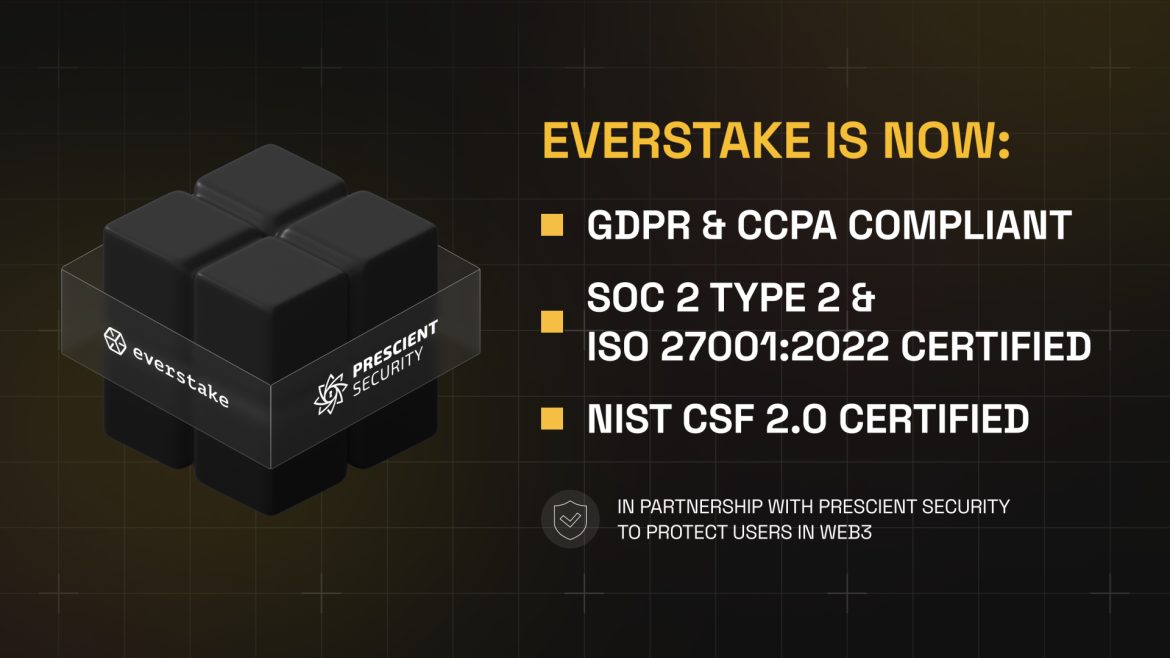 Everstake Becomes First Crypto Staking Company to Hold All Five Everstake Becomes First Crypto Staking Company to Hold All Five Institutional-Grade Certifications