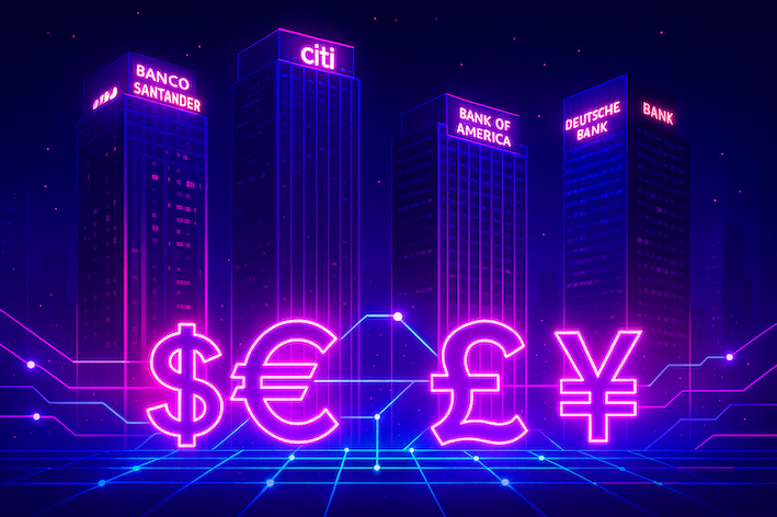 Stablecoin Initiative: Banken arbeiten zusammen an Zukunft des Geldes Stablecoin Stablecoins Banken