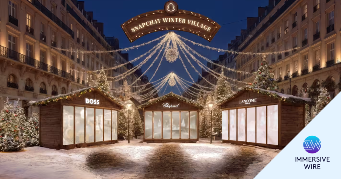 Snap unveiled “Snapchat Winter Village,” a festive AR shopping world