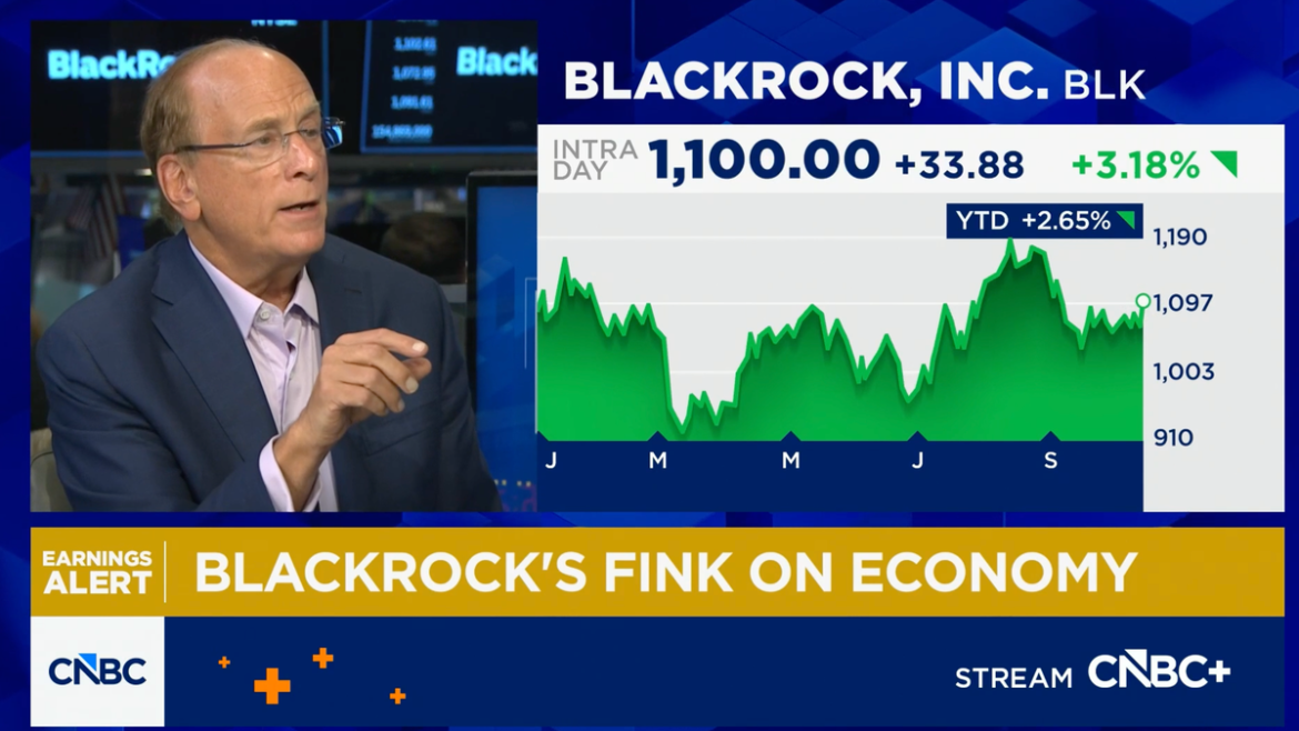 BlackRock's Larry Fink names a U.S. recession trigger and its tied to AI